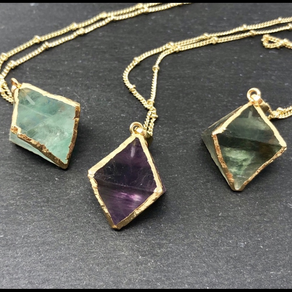 🎉🎉HOST PICK🎉🎉Fluorite Crystal Boho Necklace - Picture 3 of 6